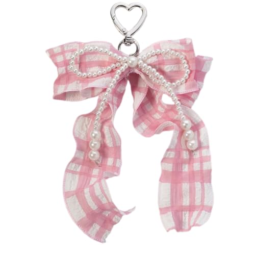 Wynrzyj Bows Schlüsselbeutel Zauber Für Frauen Geldbeutel Handtasche Rucksack Anhänger Auto Schlüsselring Ästhetische Schlüsselanhänger Zauberer Perlen Bögen Schlüsselbund von Wynrzyj