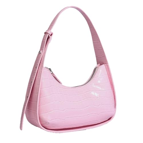 Wynrzyj Damenbeutel PU Leder Handtasche Kleine Schultertasche Crescents Mode Achselhöhle Einkaufen Für Tägliche Schulter PU Leder Handtasche Achselhöhle von Wynrzyj