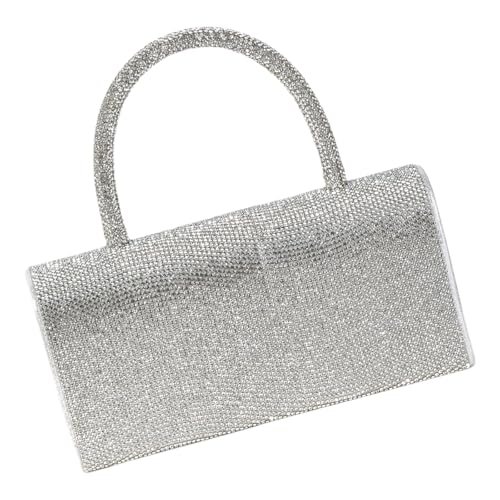 Wynrzyj Einzigartige Frauen Kleine Strasssteine Grättung Für Party Stilvolle Abendtasche Mit Kettenstrao Crossbody Tasche Schulter Handtasche Hochzeitsbetrieb von Wynrzyj