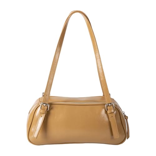Wynrzyj Elegante PU Umhängetasche Mode Handtasche Lässig Unterarmte Geldbörse Mit Glänzendem Finish Für Arbeitsreisen Und Dating Modern Bowling Tasche von Wynrzyj