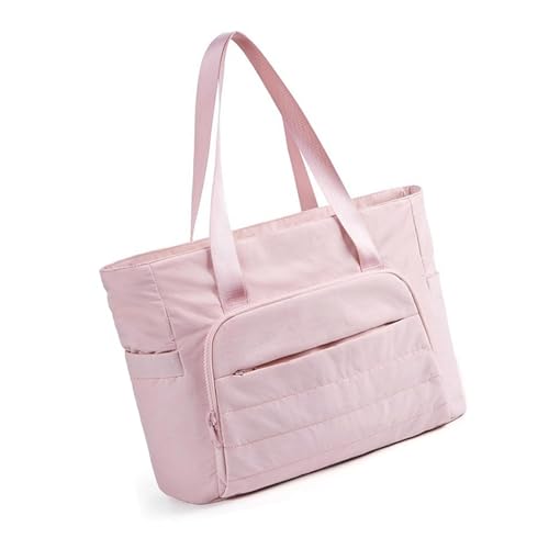 Wynrzyj Frauen Umhängetasche Mit Mehreren Pockes Und Reißverschlüssen Gesteppte Fitness Handtasche Mit Yogamatte Für Reisetsport Training Yoga Übung Wichtig von Wynrzyj