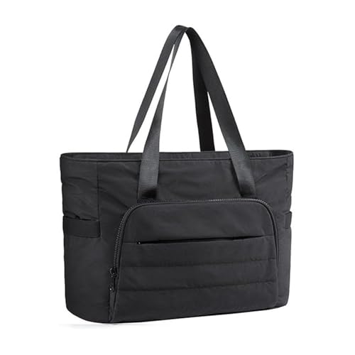 Wynrzyj Frauen Umhängetasche Mit Mehreren Pockes Und Reißverschlüssen Gesteppte Fitness Handtasche Mit Yogamatte Für Reisetsport Training Yoga Übung Wichtig von Wynrzyj