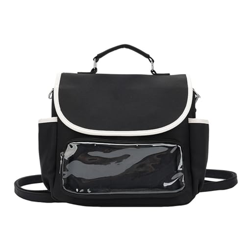 Wynrzyj Japanische Stile Crossbody Tasche Für Mädchen Teenager Schöne Schulter Kleine Rucksackschule Klar Itabag Handtasche Klare Itabag Schulterschule Japanische Crossbody von Wynrzyj