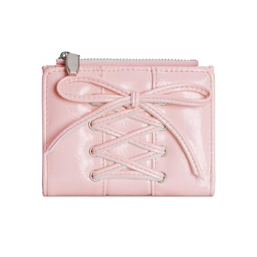 Wynrzyj Korean Styles Brieftasche Mit Krawattengurt Coin Bag Schöne Brieftasche PU Leder Geldbörse Kurz Geldbeutel Wynrzyj Korean Styles Brieftasche Mit Krawattengurt Coin Bag Schöne Brieftasche PU Leder Geldbörse Kurz Geldbeutel von Wynrzyj