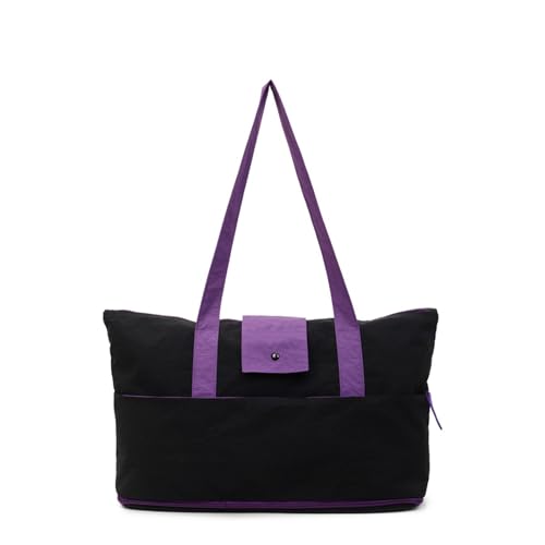 Wynrzyj Leicht Wasserdichte Faltbare Umhängetasche Erweiterbares Design Für Fitnessstudio Travel Sports Gears Aufbewahrung Oxford Handtasche Geräumige Oxfords Stoffbeutel von Wynrzyj