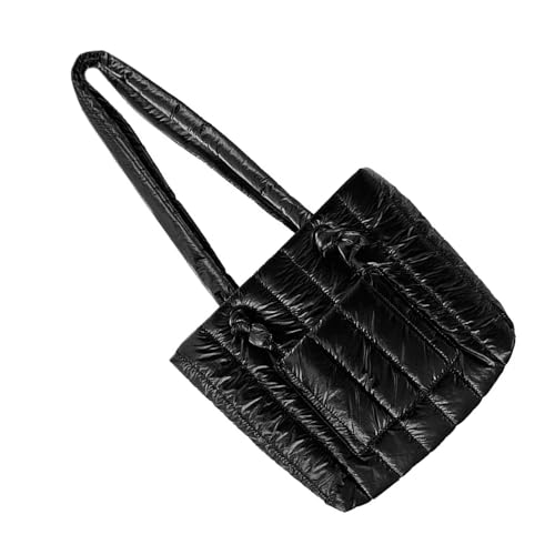 Wynrzyj Mode Baumwoll Gepolsterte Umhängetasche Mit Bequemer Riemenhandtasche Puffer Unterarmtaschen Zum Täglichen Gebrauch Und Reisen Stilvoller Pufferhandtasche von Wynrzyj