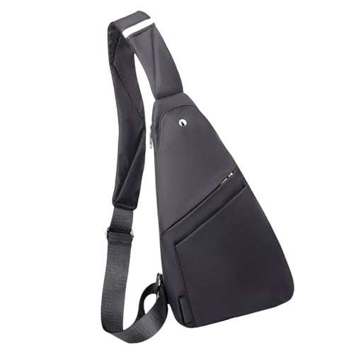 Wynrzyj Praktische Polyester Brust Tasche Für Männer Mode Schultertasche Crossbod von Wynrzyj