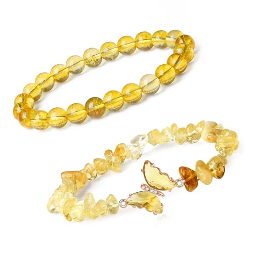 Wynrzyj Sprudeln Schmetterling Anhänger Armbänder Zarte Kristall Perlen Schmetterlingsarmband Ensembles Geschenk Für Trendsetters Verstellbare Handgelenksgröße von Wynrzyj