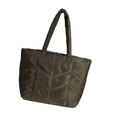 Wynrzyj Stilvolle Gesteppte Umhängetasche Nylon Achselhalterbeutel Casual Einkaufstaschen Große Handtasche Für Den Täglichen Gebrauch Arbeitsreisen Tasche Tasche von Wynrzyj