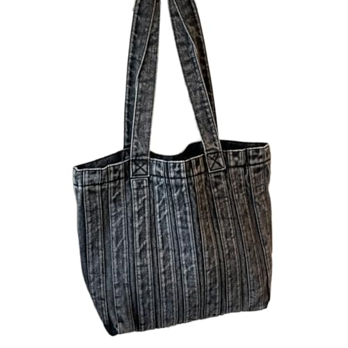 Wynrzyj Stilvolle Große Jeans Umhängetasche Vielseitiger Einzelner Riemen Unterarm Casual Handtasche Für Die Arbeit Und Tägliche Schulter Mit Großer Kapazität von Wynrzyj