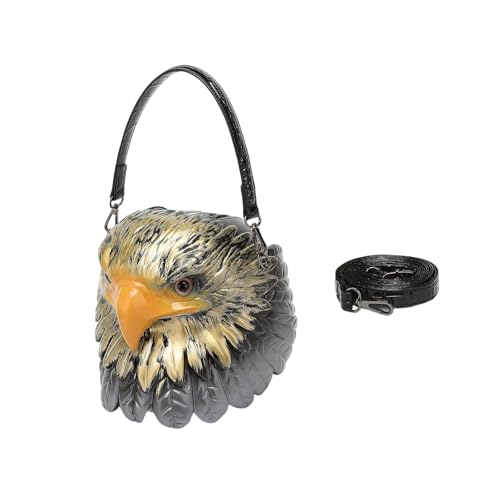 Wynrzyj Stilvolle PU Leder Crossbody Tasche Für Männer Und Frauen Mit Eulendruckdesign Leichter Praktischer Umhängetasche Für Den Täglichen Gebrauch Stilvolle Pendlerarbeit von Wynrzyj