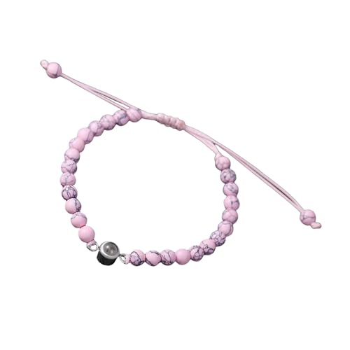 Wynrzyj Stylish Crystals Projektionsarmband Zeigt DASS Ich Dich In 100 Sprachen Täglich Für Liebhaber Und Partner Täglich Liebe von Wynrzyj