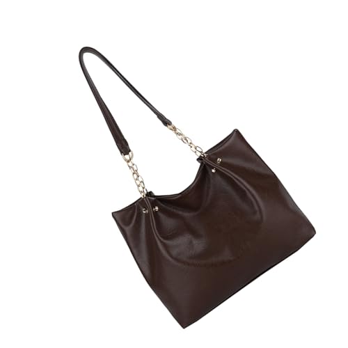 Wynrzyj Trendy Lässige Umhängetasche Geräumiger Innenraum Praktische Unterarmtaschen Perfekt Für Büroschulen Reisen Essentielles Publ Leder Umhängetasche Mit Inneren Fächern von Wynrzyj