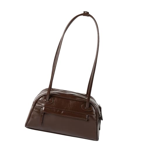Wynrzyj Winter Umhängetasche Feste Farbe Unterarm Retro Achselhöhle PU Leder Handtasche Für Reiseminnenhand Handtasche Mode Achsel Retro Achsel Winter Schulter von Wynrzyj