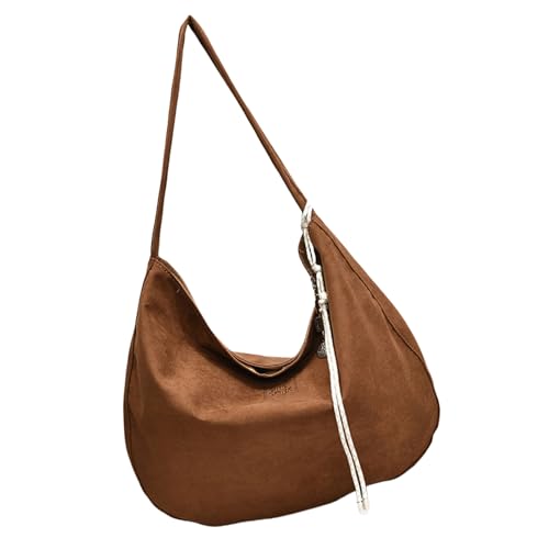 Wynrzyj Women Satchels Umhängetasche Einfache Handtasche Winter Eimer Unterarm Große Kapazitäts Achsel von Wynrzyj