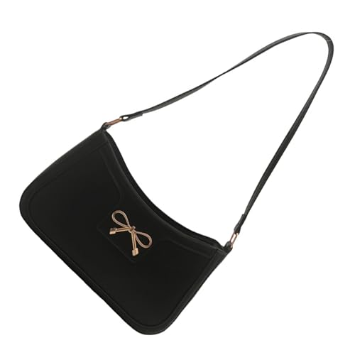 Wynrzyj Womens Aberarm Bag Einfache Umhängetasche Winter Achselhöhle Trendy Geldbörse Top Handtaschen Bögen Pendeln Frauen Achselhilfe Schöne Bögen Handtasche All Matching Schulter Unterarm von Wynrzyj