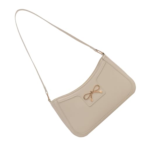 Wynrzyj Womens Aberarm Bag Einfache Umhängetasche Winter Achselhöhle Trendy Geldbörse Top Handtaschen Bögen Pendeln Frauen Achselhilfe Schöne Bögen Handtasche All Matching Schulter Unterarm von Wynrzyj