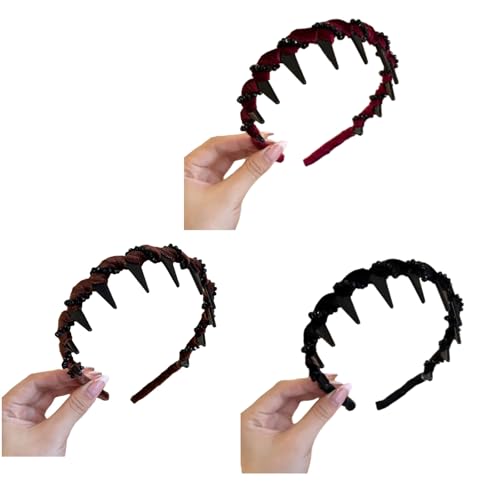 Zarte Strasssteine Künstliche Perlen Haarbänder 3pcs Elegante Stirnbänder Haarzubehör Für Frauen Mädchen Künstliche Perlen Stirnbänder Frauen Mädchen von Wynrzyj