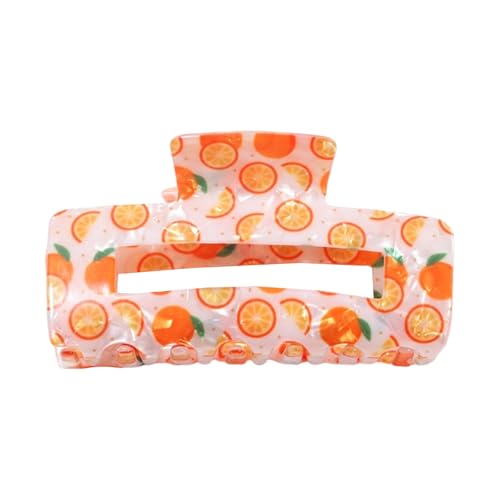 Zitronendesign Haarclip Praktische PVC Haarklammern Für Frauen Mit Geringer Wartung Und Voluminierendes Verbesserung Looks Frauen Frühlingshaarclip Slip Resistant von Wynrzyj