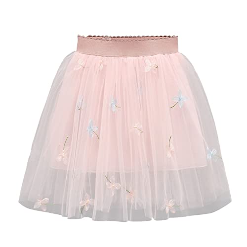 Mädchen Röcke Tulle Tanz Ballettrock Prinzessin Kostüm Kinder Mädchen Tüllrock Ballett Skirt Tüllrock Pailletten Tütü Rock Karneval Glitzer Bunt Ballettrock 3-15 Jahre von Wyongtao