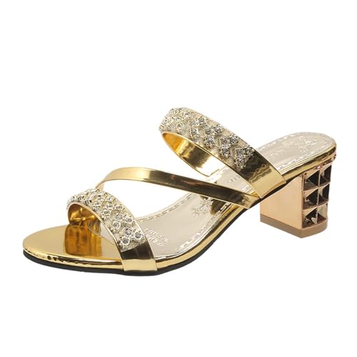 Sandalen Damen Slip on Block Heel Slide Sandalen Abend Brautjungfer Hochzeit Anlass Chunky Open Toe Glitter Diamante Party Sandalen Schuhe Chunky High Heel Mules Peep Toe Slide Sandalen Damen Slip on Block Heel Slide Sandalen Abend Brautjungfer Hochzeit Anlass Chunky Open Toe Glitter Diamante Party Sandalen Schuhe Chunky High Heel Mules Peep Toe Slide von Wyongtao