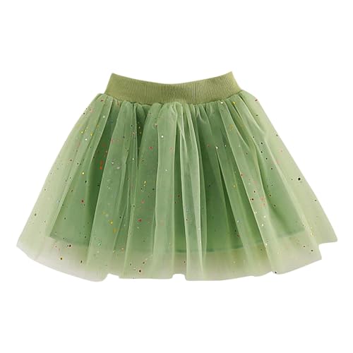 Tüllrock Weiß Mädchen Tütü Rock Ballett Röcke Tutu Ballettrock Prinzessin Minirock Tanz Rock Tulle Tutu Baby Kinder Rock Paillette Ballett Skirt für Party Kostüm Classic 1-8 Jahre Tanzbekleidung von Wyongtao