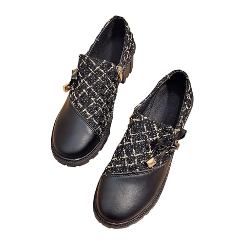 Wyongtao Damen Stiefeletten Plateau Ankle Boots Stiefel Bequeme Herbst Winter Frauen Schuhe mit Reißverschluss Herbst Knöchel Stiefel Outdoor Stiefel von Wyongtao