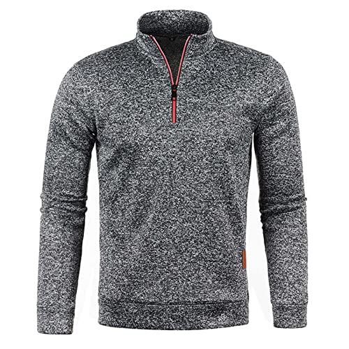 Wyongtao Herren 1/4 Zip Pullover Casual Fleece Sweatshirt Langarm Pullover Rollkragenpullover Sweatshirt Winter Microfleece Sweatshirt Warmes Half Zip Winterpullover Fleecepullover Männer Wyongtao Herren 1/4 Zip Pullover Casual Fleece Sweatshirt Langarm Pullover Rollkragenpullover Sweatshirt Winter Microfleece Sweatshirt Warmes Half Zip Winterpullover Fleecepullover Männer von Wyongtao