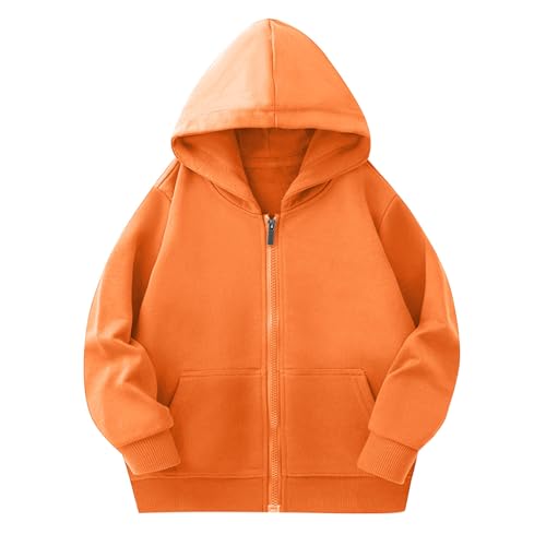 Wyongtao Hoodie Kinder Sweatjacke Jungen Mädchen Kapuzenjacke Kapuzenpullover Langarm Baumwolle Pullover mit Taschen Hoody Sweatshirt mit Reißverschluss Einfarbig Lässig Pullover Wyongtao Hoodie Kinder Sweatjacke Jungen Mädchen Kapuzenjacke Kapuzenpullover Langarm Baumwolle Pullover mit Taschen Hoody Sweatshirt mit Reißverschluss Einfarbig Lässig Pullover von Wyongtao
