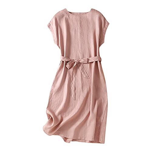Wyongtao Maxikleider Damen Leinenkleid Langärmelige Button Down Blusenkleid Hemden Kleider Tunika Strandkleider Lose Lange Sommerkleider Revers Büro Casual Tunikakleider Wyongtao Maxikleider Damen Leinenkleid Langärmelige Button Down Blusenkleid Hemden Kleider Tunika Strandkleider Lose Lange Sommerkleider Revers Büro Casual Tunikakleider von Wyongtao