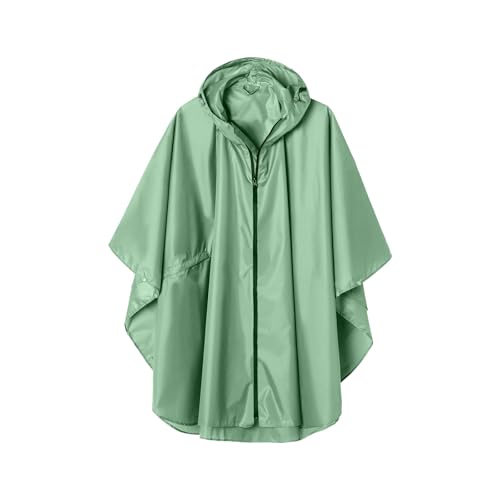 Wyongtao Regenponcho Damen/Herren Mehrzweck Kapuze Regenponcho Fahrrad Unisex Leichter Wiederverwendbarer Wasserdichter Regenmantel für Outdoor-Aktivitäten Wandern Camping Reisen von Wyongtao