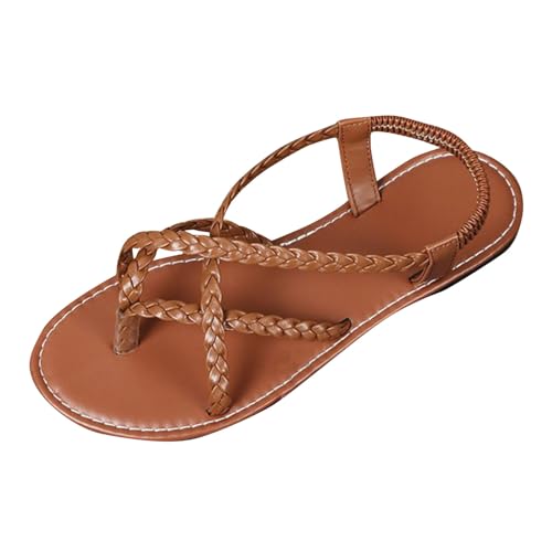 Wyongtao Sandalen Damen Sommer Flache Zehentrenner Freizeit Bohemia Flip Flops Elegant Bequeme Strandschuhe mit Riemchen Riemchensandale Freizeitsandale Wyongtao Sandalen Damen Sommer Flache Zehentrenner Freizeit Bohemia Flip Flops Elegant Bequeme Strandschuhe mit Riemchen Riemchensandale Freizeitsandale von Wyongtao
