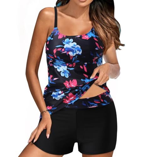 Wyongtao Tankini Damen Bauchweg Bademode Set Oversize Push up Sport Tankini Badeanzug Zweiteiler Tankini Set Sommer Badeanzüge für Damen Swimsuit Gepolsterte Bademode Beachwear Wyongtao Tankini Damen Bauchweg Bademode Set Oversize Push up Sport Tankini Badeanzug Zweiteiler Tankini Set Sommer Badeanzüge für Damen Swimsuit Gepolsterte Bademode Beachwear von Wyongtao