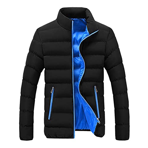 Wyongtao Winterjacke Herren Daunenjacke mit Reißverschluss Warm Jacke Leichte Steppjacke Herren Bequeme Casual Puffer Jacket Basic Übergangsjacke Outdoor Softshelljacke Winter Kleidung von Wyongtao