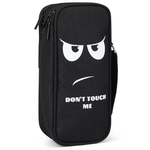 Wzone Federmäppchen Großer Kapazität mit Organizer 5 Fach für Jungen Mädchen, Pencil Case Schreibtisch Organizer Schule & Büro Studentin, Don't Touch Me Wzone Federmäppchen Großer Kapazität mit Organizer 5 Fach für Jungen Mädchen, Pencil Case Schreibtisch Organizer Schule & Büro Studentin, Don't Touch Me von Wzone