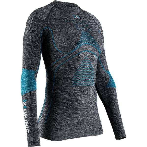 X-BIONIC Damen Unterhemd ® ENERGY ACCUMULATOR 4.0 MELANGE SHIRT LG SL WMN von X-BIONIC