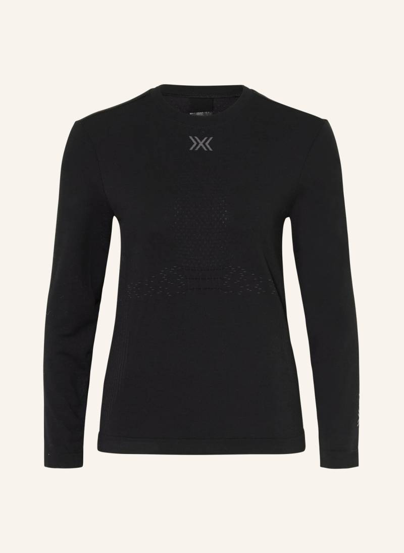 X-Bionic Funktionsshirt Mightywool Mit Merinowolle schwarz von X-BIONIC