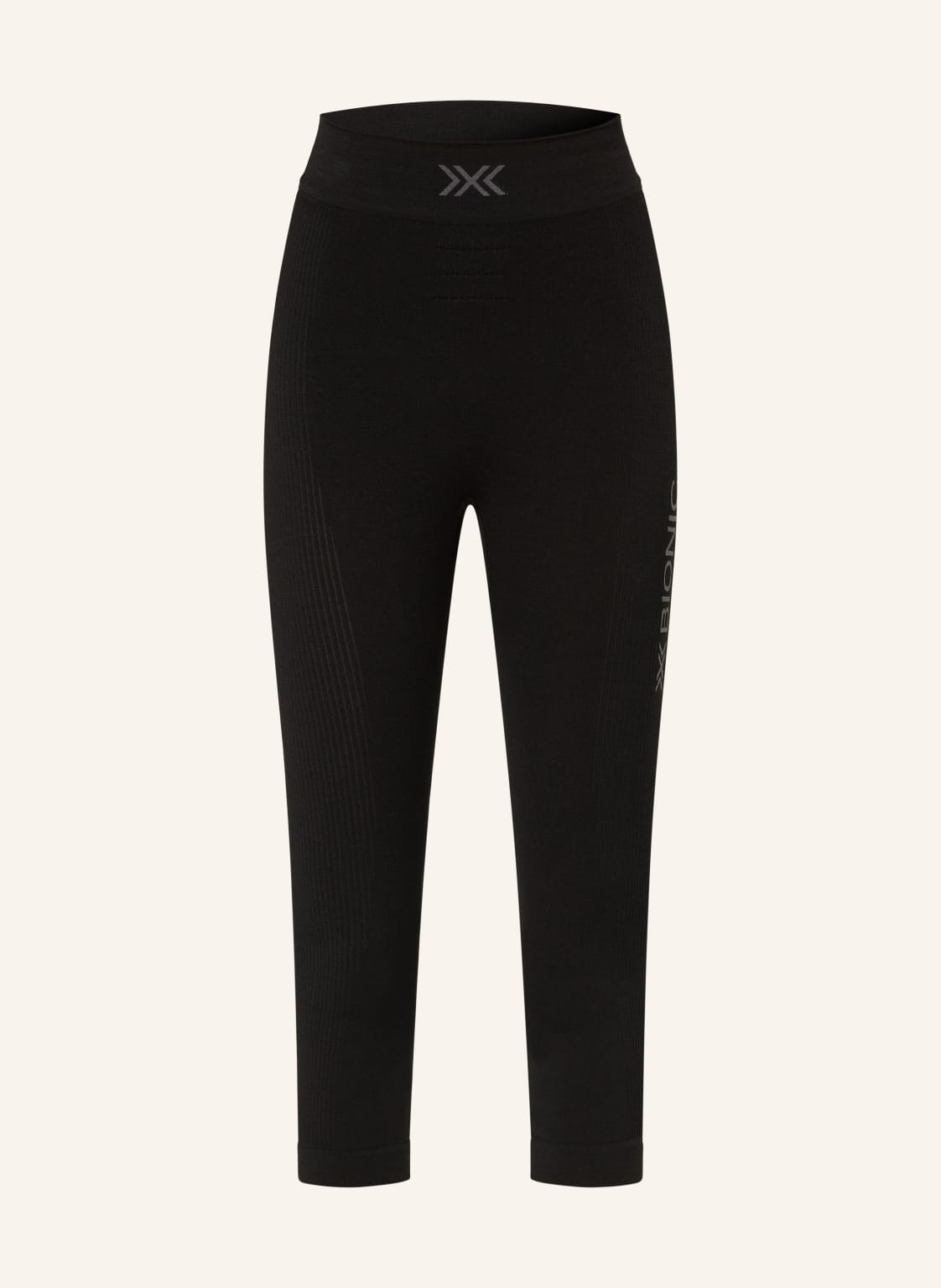 X-Bionic Funktionswäsche-Hose Mightywool Mit Merinowolle Und Verkürzter Beinlänge schwarz von X-BIONIC