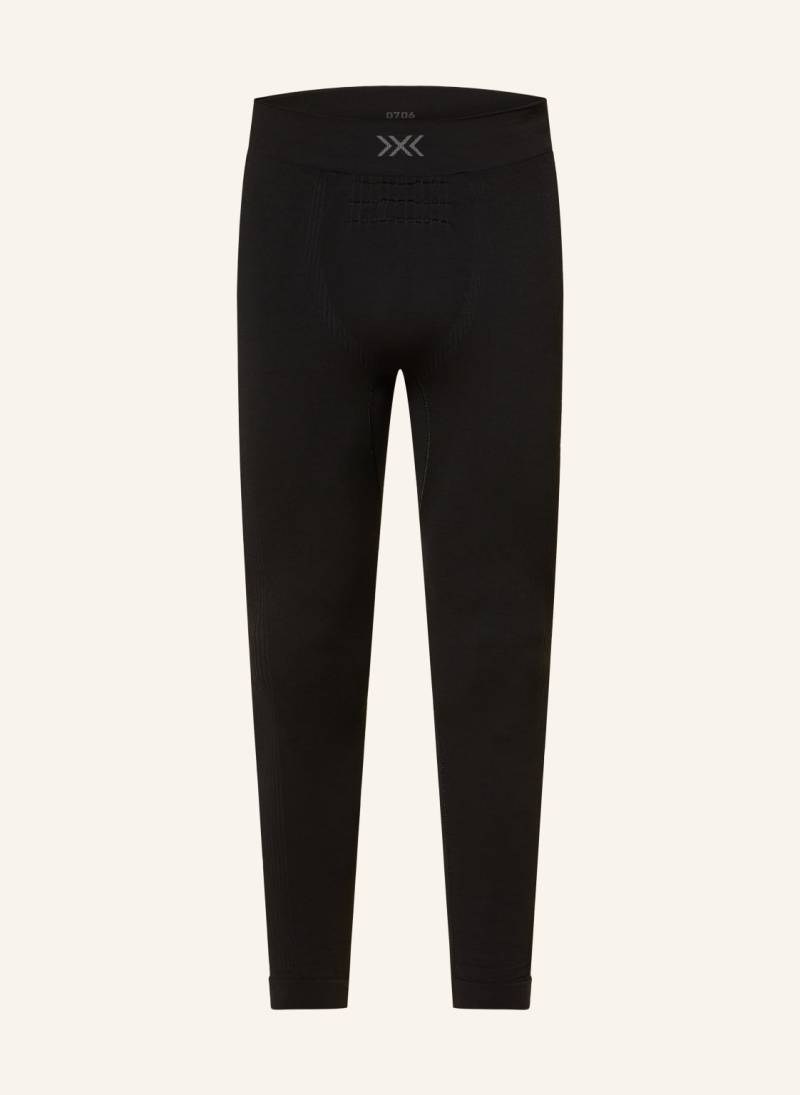 X-Bionic Funktionswäsche-Hose Mightywool Mit Merinowolle schwarz von X-BIONIC