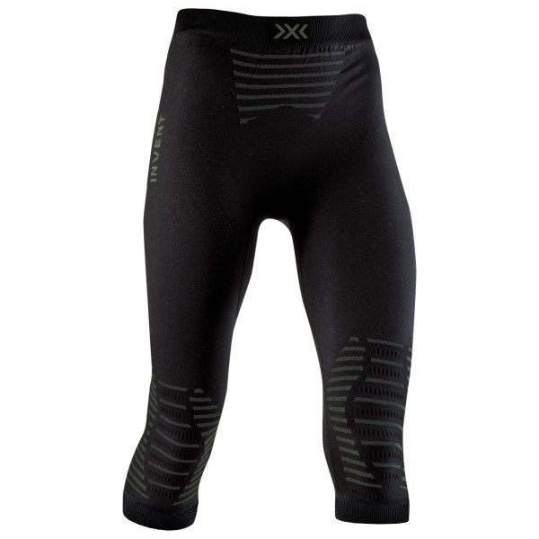 X-Bionic - Women's Invent 4.0 Pants 3/4 - 3/4 Unterhose Gr XS schwarz/ charcoal von X-BIONIC