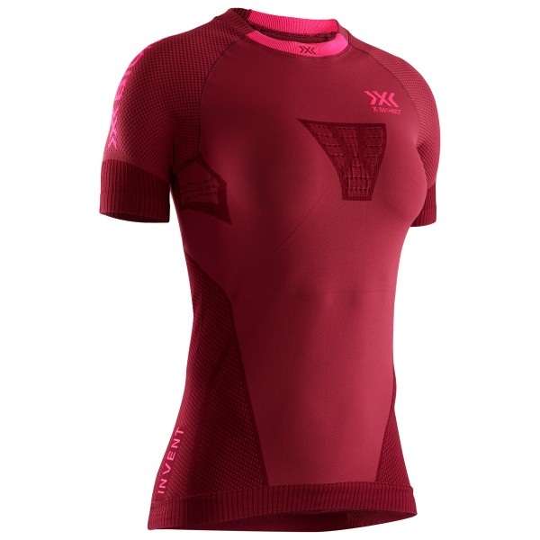 X-Bionic - Women's Invent 4.0 Running Shirt S/S - Laufshirt Gr S rot von X-BIONIC