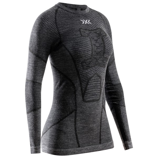 X-Bionic - Women's Symbio Merino Shirt L/S - Merinounterwäsche Gr XS grau/schwarz von X-BIONIC