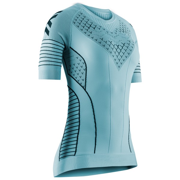 X-Bionic - Women's Twyce Race Shirt S/S - Laufshirt Gr L türkis von X-BIONIC