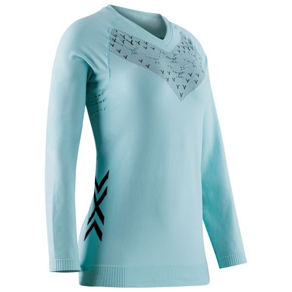 X-Bionic - Women's Twyce Run Shirt L/S - Laufshirt Gr L türkis von X-BIONIC