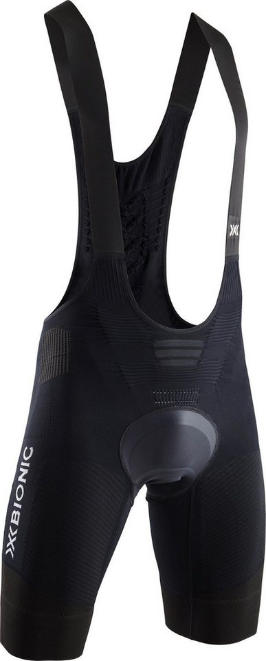 X-Bionic Fahrradhose Bike Effektor 4.0 BIB Short Padded schwarz/weiss Herren von X-Bionic