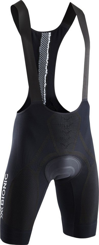 X-Bionic Fahrradhose Bike The Trick 4.0 BIB Short Padded schwarz/weiss Herren von X-Bionic