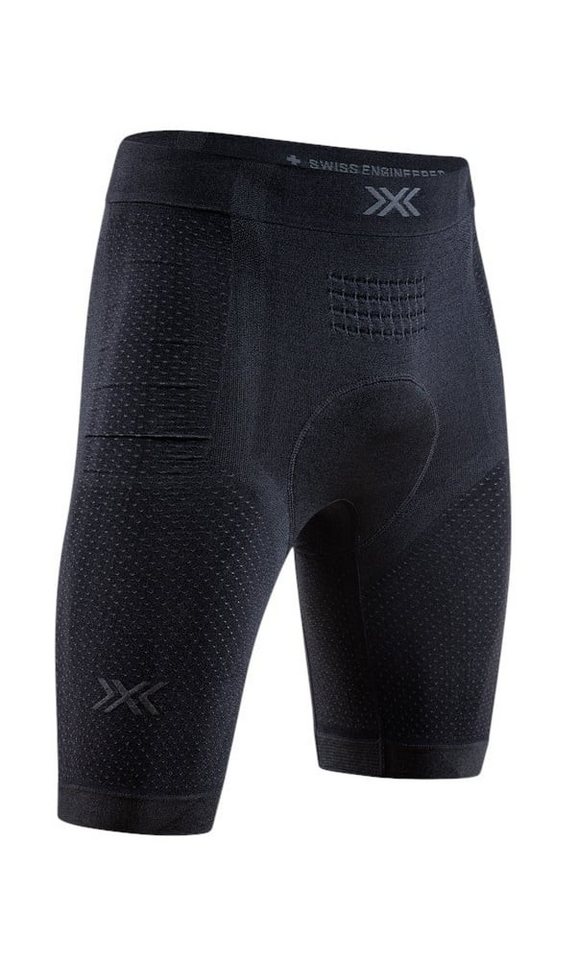 X-Bionic Fahrradhose Xceed Ride Liner Short (ergonomisches Sitzpolster) kurz schwarz Herren von X-Bionic