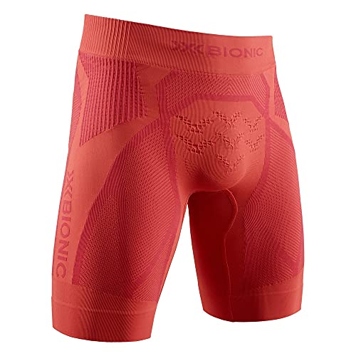 X-Bionic Herren Pl-The Trick Shorts, R015 Namib Red/Sunset Orange, XL von X-Bionic