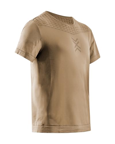 X-Bionic Herren X-Ential Kurzarmshirt – Temperaturregulierung, leicht & atmungsaktiv – Bequeme Passform für Sport, Outdoor & Freizeit - Sand, L X-Bionic Herren X-Ential Kurzarmshirt – Temperaturregulierung, leicht & atmungsaktiv – Bequeme Passform für Sport, Outdoor & Freizeit - Sand, L von X-Bionic
