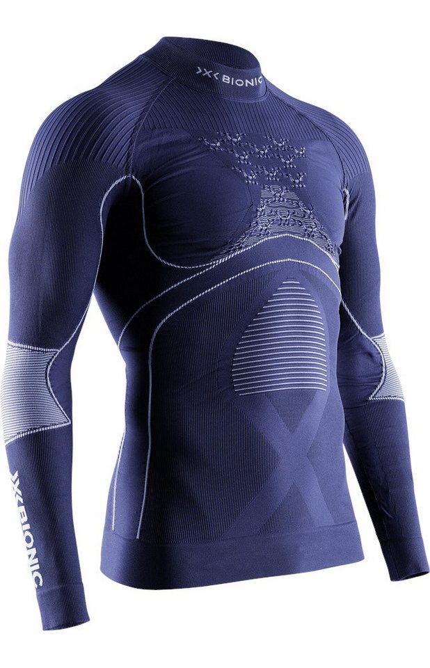X-Bionic Langarmshirt Energy Accumulator 4.0 Turtle Neck marineblau Herren von X-Bionic